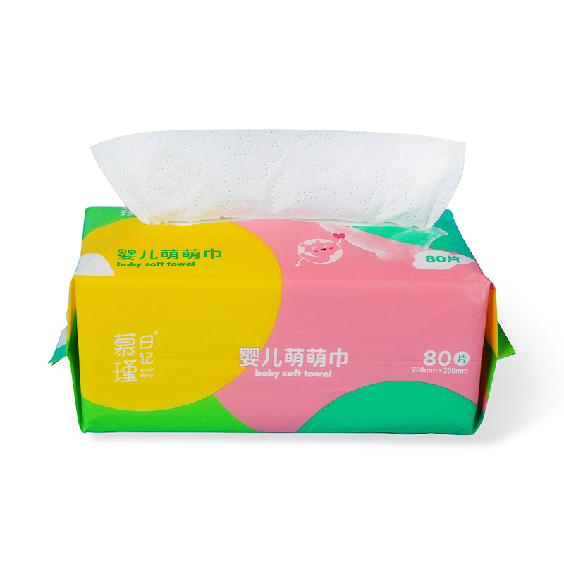 Gentle Care MPM ผ้าเช็ดทำความสะอาดแห้งนุ่มพิเศษ ผ้านุ่ม 2 ชั้นสำหรับเด็ก