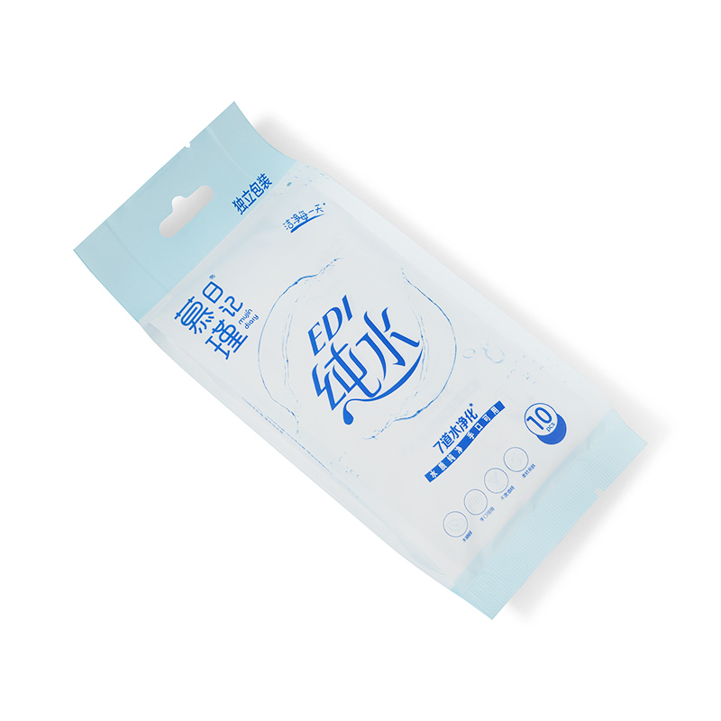ผ้าเช็ดทำความสะอาดเด็ก Aqua Pure Sensitive ที่ไม่ก่อให้เกิดภูมิแพ้ในน้ำ 99% ผ้าเช็ดทำความสะอาดแบบเดี่ยว